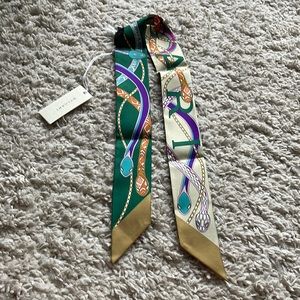 Bulgari Shelley Mini Shelley Silk Scarf New